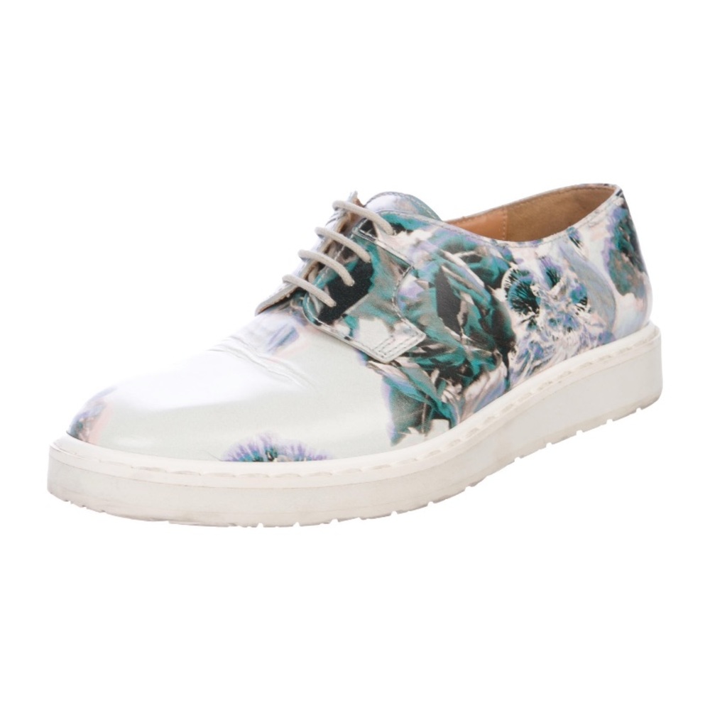 MAISON MARTIN MARGIELA White 3D Floral Oxfords